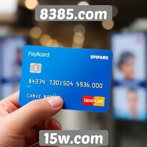 Métodos de pagamento aceitos no 8385.com