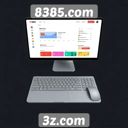 Interface de usuário do 8385.com analisada